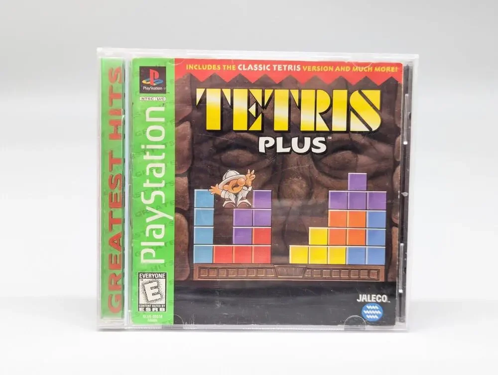 Tetris Plus PlayStation 1 Replacement Jewel Case & Manual Only No Game